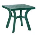 Grillgear Viva Resin Square Dining Table 31 inch Green GR2545589